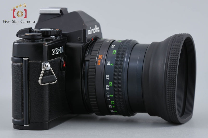 中古】MINOLTA ミノルタ XG-E ブラック + MD ROKKOR 50mm f/1.4 – Five