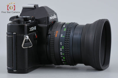 【中古】MINOLTA ミノルタ XG-E ブラック + MD ROKKOR 50mm f/1.4