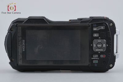【中古】RICOH リコー PENTAX ペンタックス WG-50 オレンジ 防水デジタルカメラ