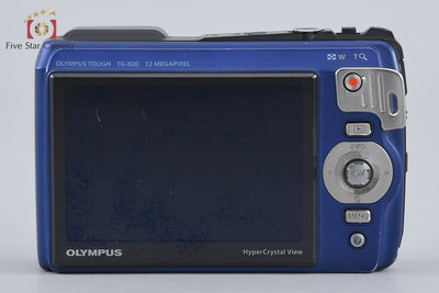 【中古】OLYMPUS オリンパス TOUGH TG-820 ブルー 防水デジタルカメラ