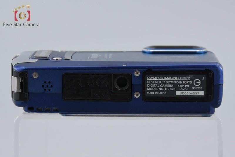 中古】OLYMPUS オリンパス TOUGH TG-820 ブルー 防水デジタルカメラ