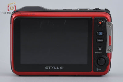【中古】OLYMPUS オリンパス STYLUS TG-625 Tough レッド 防水デジタルカメラ シャッター回数僅少