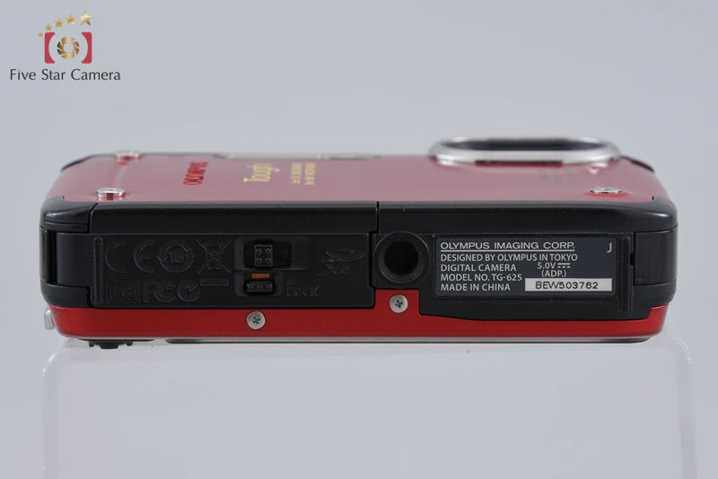 中古】OLYMPUS オリンパス STYLUS TG-625 Tough レッド 防水デジタル