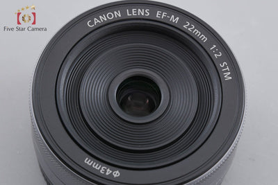 【中古】Canon キヤノン EF-M 22mm f/2 STM シルバー