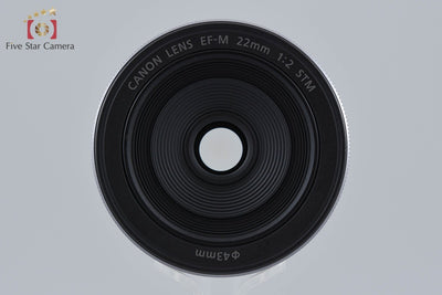 【中古】Canon キヤノン EF-M 22mm f/2 STM シルバー