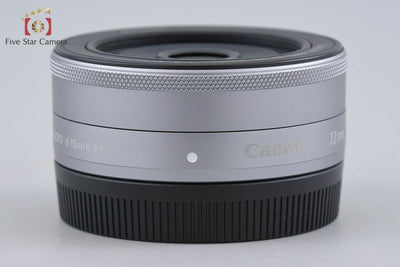 【中古】Canon キヤノン EF-M 22mm f/2 STM シルバー
