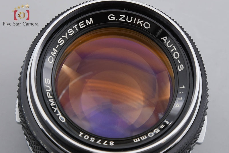 中古】OLYMPUS オリンパス G.ZUIKO AUTO-S 50mm f/1.4 – Five Star