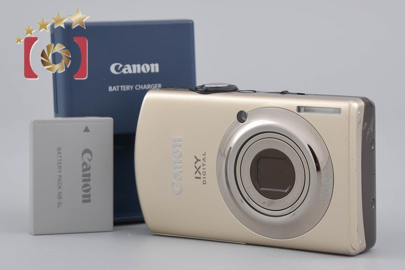 【中古】Canon キヤノン IXY Digital 920 IS ゴールド コンパクトデジタルカメラ