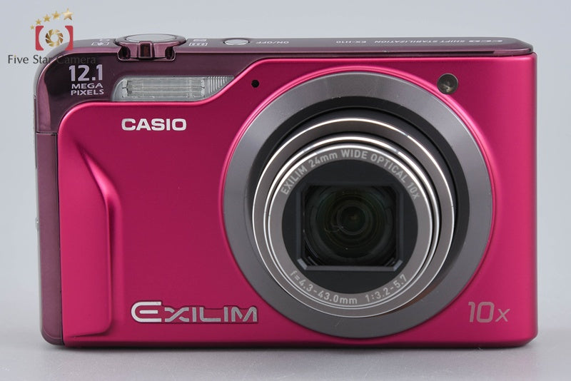 中古】Casio カシオ EXILIM EX-H10 ピンク コンパクトデジタルカメラ