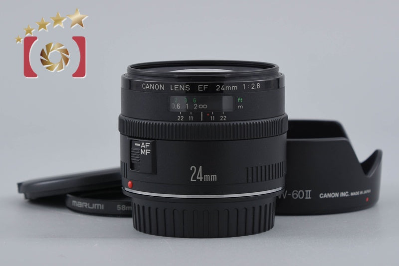 【中古】Canon キヤノン EF 24mm f/2.8