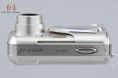 【中古】OLYMPUS オリンパス μ-15 DIGITAL コンパクトデジタルカメラ