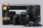 【中古】Nikon ニコン D5600 ダブルズームキット 元箱付き