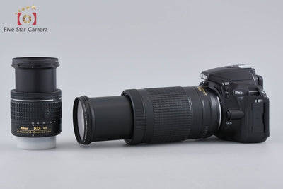 【中古】Nikon ニコン D5600 ダブルズームキット 元箱付き