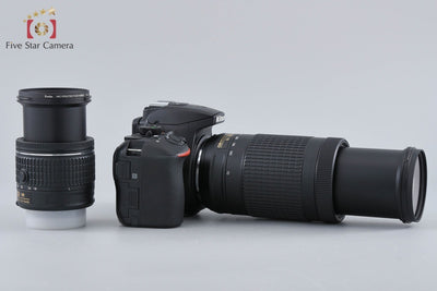 【中古】Nikon ニコン D5600 ダブルズームキット 元箱付き