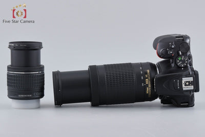 【中古】Nikon ニコン D5600 ダブルズームキット 元箱付き