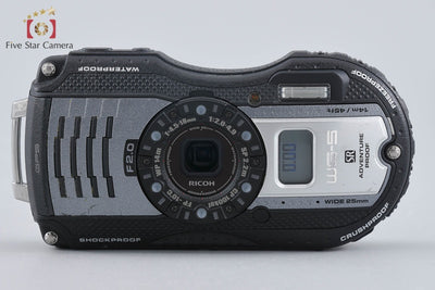 【中古】RICOH リコー PENTAX ペンタックス WG-5 GPS ガンメタリック 防水デジタルカメラ シャッター回数僅少