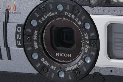 【中古】RICOH リコー PENTAX ペンタックス WG-5 GPS ガンメタリック 防水デジタルカメラ シャッター回数僅少