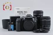 【中古】Canon キヤノン EOS 70D ダブルズームレンズキット