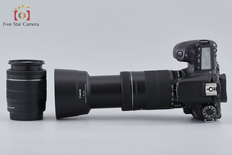 中古】Canon キヤノン EOS 70D ダブルズームレンズキット – Five Star