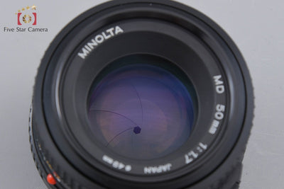 【中古】MINOLTA ミノルタ New MD 50mm f/1.7