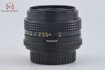 【中古】MINOLTA ミノルタ New MD 50mm f/1.7
