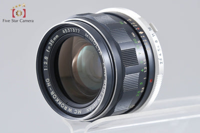 【中古】MINOLTA ミノルタ MC W.ROKKOR-HG 35mm f/2.8