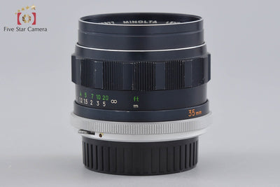 【中古】MINOLTA ミノルタ MC W.ROKKOR-HG 35mm f/2.8