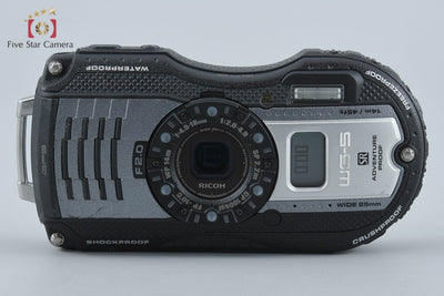 【中古】RICOH リコー PENTAX ペンタックス WG-5 GPS ガンメタリック 防水デジタルカメラ シャッター回数僅少