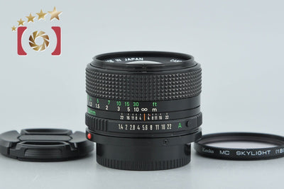 【中古】Canon キヤノン New FD 50mm f/1.4