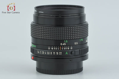 【中古】Canon キヤノン New FD 50mm f/1.4