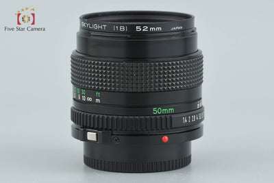 【中古】Canon キヤノン New FD 50mm f/1.4