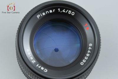 【中古】CONTAX コンタックス Carl Zeiss Planar 50mm f/1.4 T* AEJ