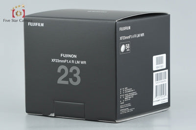 【中古】FUJIFILM 富士フイルム XF 23mm f/1.4 R LM WR ASPHERICAL 元箱付き