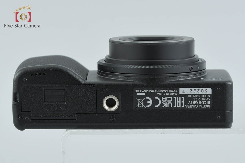 中古】RICOH リコー GR IV コンパクトデジタルカメラ シャッター回数