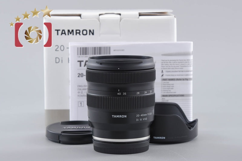【中古】TAMRON タムロン A062 20-40mm f/2.8 Di III VXD ソニーEマウント用 元箱付き