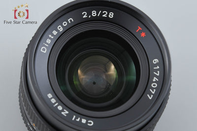 【中古】CONTAX コンタックス Carl Zeiss Distagon 28mm f/2.8 T* AEJ