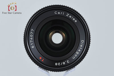 【中古】CONTAX コンタックス Carl Zeiss Distagon 28mm f/2.8 T* AEJ
