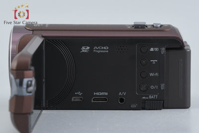 【中古】Panasonic パナソニック HC-W570M ブラウン ビデオカメラ 元箱付き