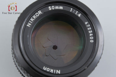 【中古】Nikon ニコン Ai NIKKOR 50mm f/1.4 爪無し