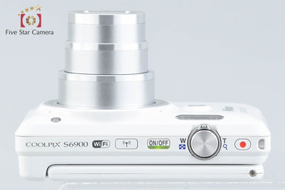 【中古】Nikon ニコン COOLPIX S6900 ナチュラルホワイト コンパクトデジタルカメラ