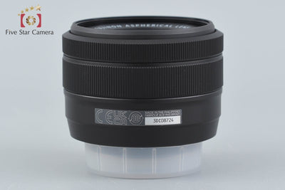 【中古】FUJIFILM 富士フイルム XC 15-45mm f/3.5-5.6 OIS PZ ブラック