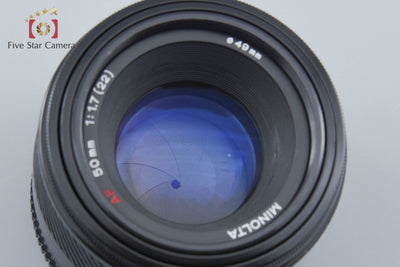 【中古】MINOLTA ミノルタ AF 50mm f/1.7 旧タイプ