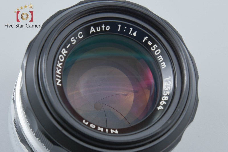 中古】Nikon ニコン NIKKOR-S.C Auto 50mm f/1.4 元箱付き – Five Star