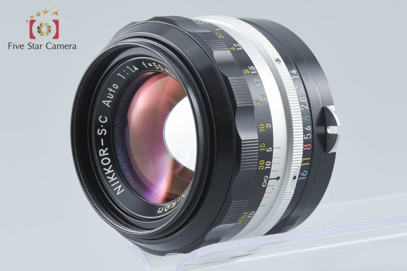 中古】Nikon ニコン NIKKOR-S.C Auto 50mm f/1.4 元箱付き – Five Star