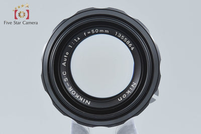 【中古】Nikon ニコン NIKKOR-S.C Auto 50mm f/1.4 元箱付き
