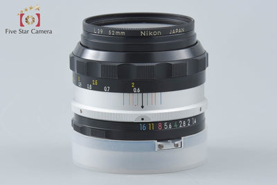 【中古】Nikon ニコン NIKKOR-S.C Auto 50mm f/1.4 元箱付き