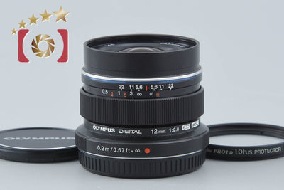 【中古】OLYMPUS オリンパス M.ZUIKO DIGITAL ED 12mm f/2.0 ブラック