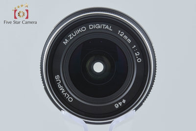 【中古】OLYMPUS オリンパス M.ZUIKO DIGITAL ED 12mm f/2.0 ブラック