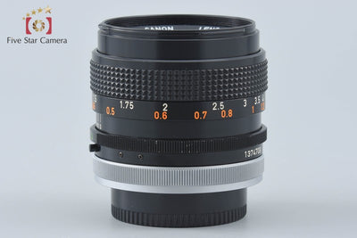 【中古】Canon キヤノン FD 50mm f/1.4 S.S.C.