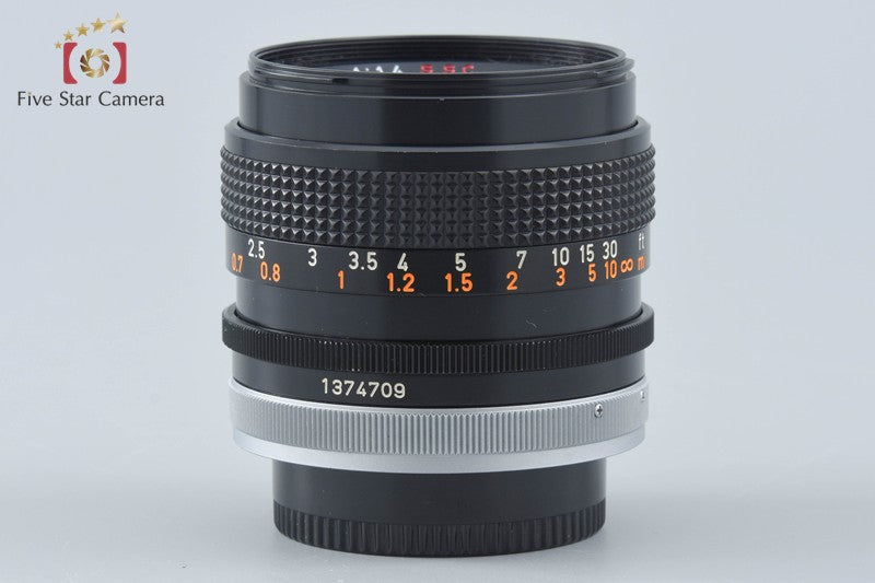 中古】Canon キヤノン FD 50mm f/1.4 S.S.C. – Five Star Camera